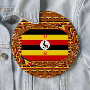 Beautiful amazing Hakuna Matata Lovely Uganda Colo 6 Cm Round Badge