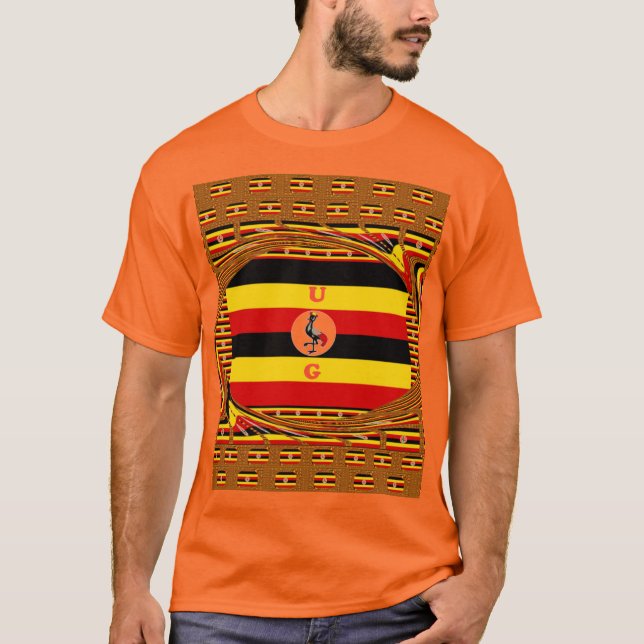 Beautiful amazing Hakuna Matata Lovely Uganda Colo T-Shirt (Front)