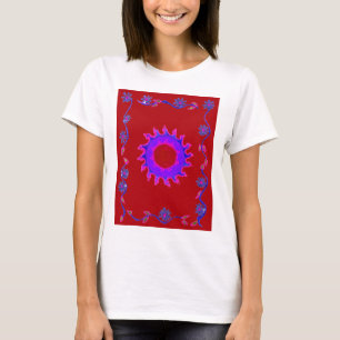 Beautiful amazing India Motif Mendi Art Design T-Shirt