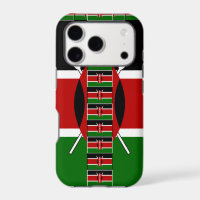 Beautiful amazing Kenya Seamless Flags border art