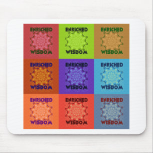 Beautiful Amazing Lovely Pop Art Print: Enriched Mouse Pad