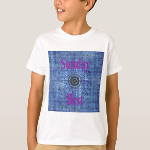 Beautiful Amazing Modern Denim Design: Sunday Best T-Shirt