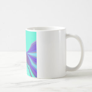 Beautiful amazing Purple Cyan motif Pattern Design Coffee Mug