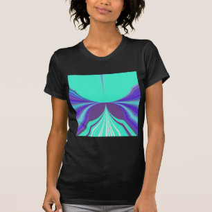 Beautiful amazing Purple Cyan motif Pattern Design T-Shirt