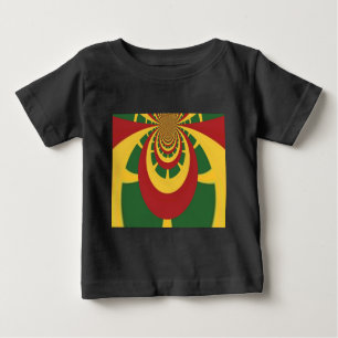 Beautiful Amazing Rasta Colours Art Print Baby T-Shirt