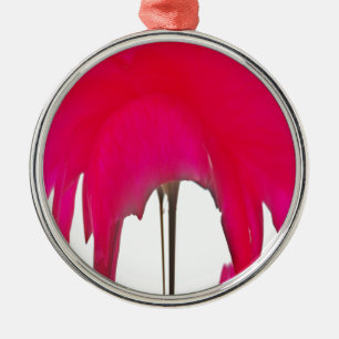 Beautiful amazing Red rose under the white sky Metal Tree Decoration