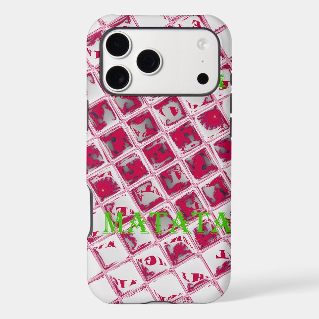 Beautiful Amazing Red Stylish Mirror Image Art  (Back)