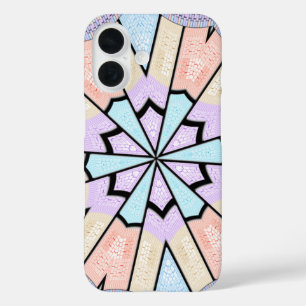 Beautiful Amazing Soft Pastel Geometric Art Print  iPhone 16 Case