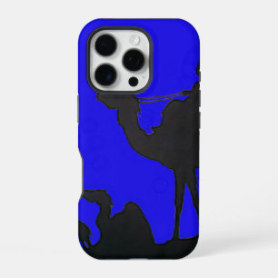 Beautiful Amazing Sunset Camel Safari Art Print iPhone 16 Pro Case