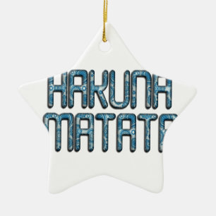 Beautiful amazing swahili text quote design ceramic tree decoration