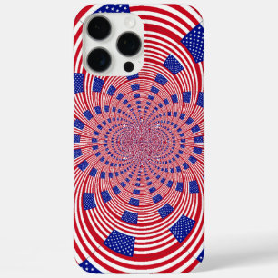 Beautiful Amazing United States Flag Kaleidoscope  iPhone 16 Pro Max Case