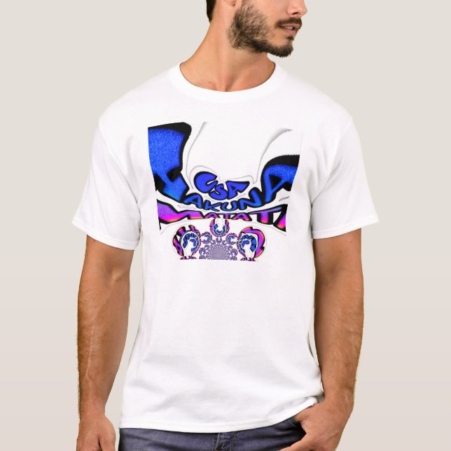 Beautiful Amazing USA Fun Text Art Pattern Design T-Shirt (Front)