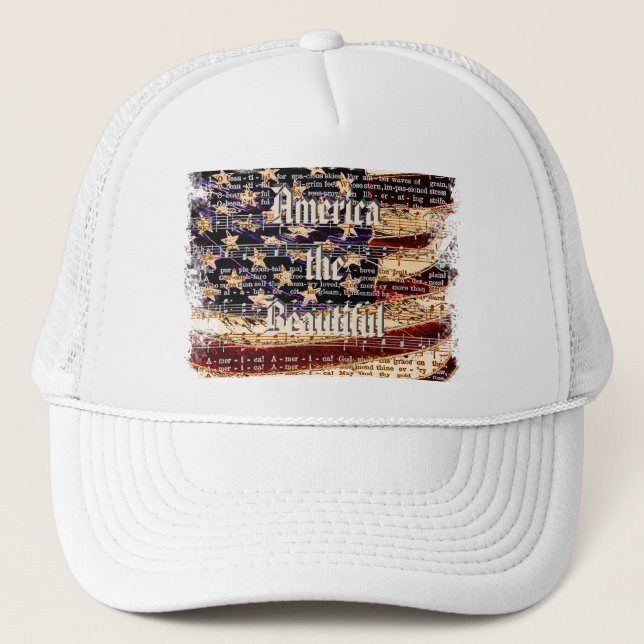 Beautiful America- WW Patriotic Hat (Front)