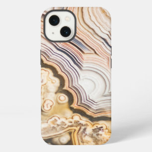Beautiful Amethyst Geode With Cream and brown iPhone 13 Case