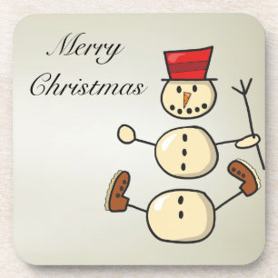 Beautiful, Amezing Christmas Snowman Coaster