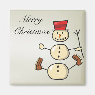 Beautiful, Amezing Christmas Snowman Magnet