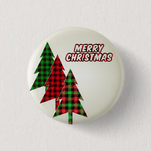 Beautiful, Amezing Christmas Tree 3 Cm Round Badge