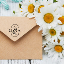 Beautiful Ampersand 2 Initial Monogram