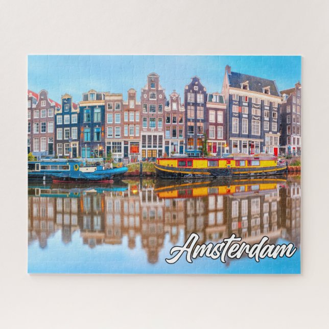 Beautiful Amsterdam, Netherlands Jigsaw Puzzle (Horizontal)