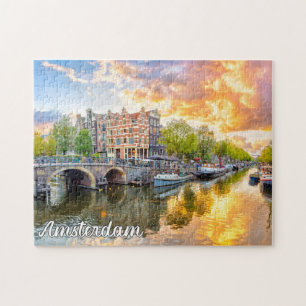Beautiful Amsterdam, Netherlands Jigsaw Puzzle