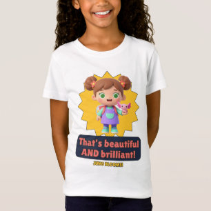 Beautiful AND Brilliant Girls Motivational Tee