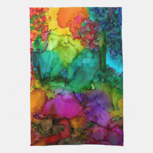 Beautiful and Colourful Abstract Kitchen Towel