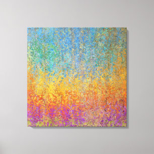 Beautiful and Colourful Aspen Trees Canvas 24x24"