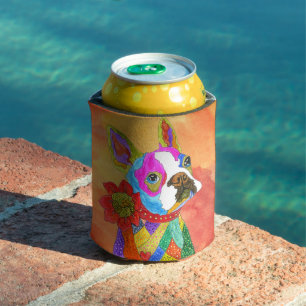 Beautiful and Colourful Boston Terrier Can Cooler