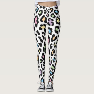 Beautiful and Colourful Cheetah Print Leggings