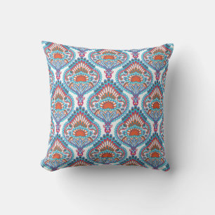 Beautiful and Colourful Ornate Paisley Pattern Cushion