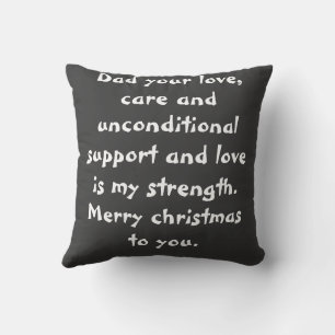 beautiful and elegant christmas gift for dad cushion