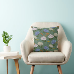Beautiful and Elegant Magnolia Flower Cushion