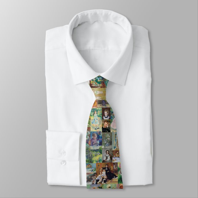 Beautiful and Elegant Renoir Paintings Tie (Tied)