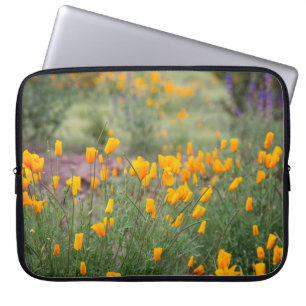 beautiful and fragrant wildflowers growing in tucs laptop sleeve