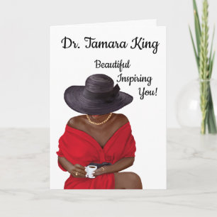 Beautiful and Inspiring Melanated Greeting Card