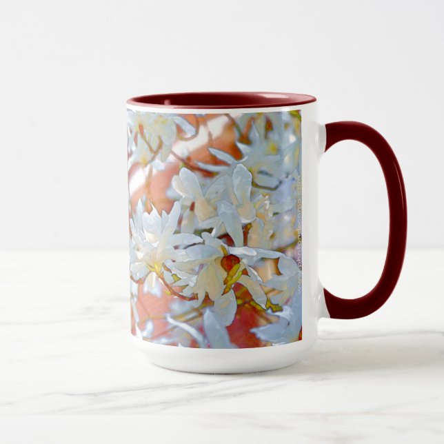 Beautiful and light....a great start to the day! mug (Right)