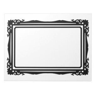Beautiful and simple frame design notepad