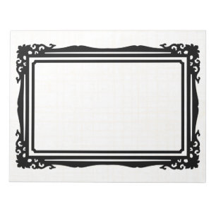 Beautiful and simple frame design notepad