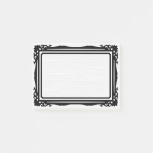 Beautiful and simple frame design post-it notes