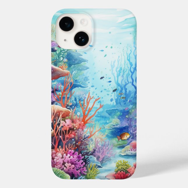 Beautiful and surreal under the sea theme Case-Mate iPhone case (Back)