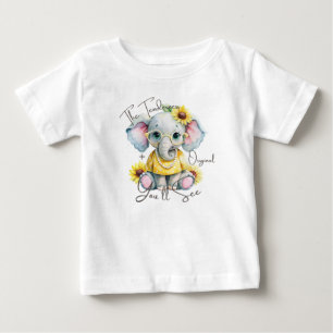 Beautiful and Tender Elephant Original Baby T-Shirt