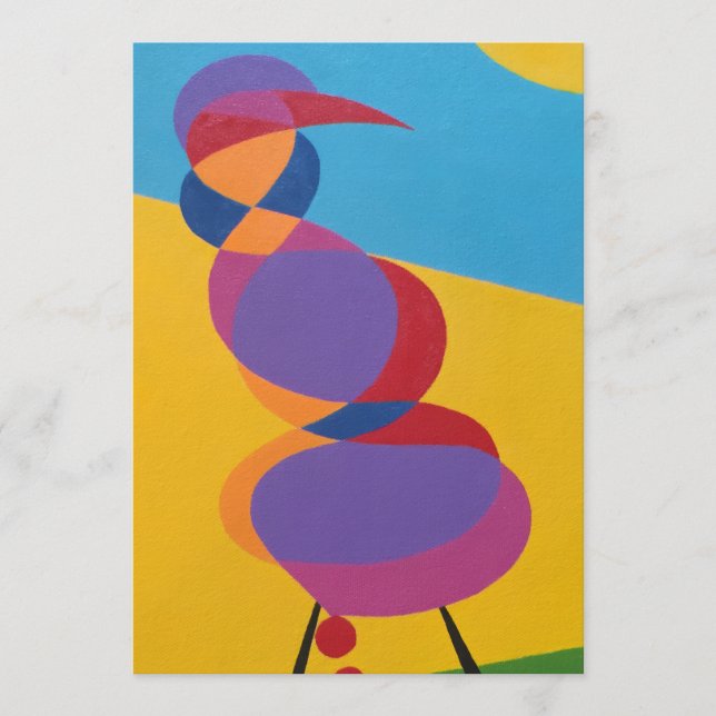 Beautiful and Vibrant Colors! Invitation (Front)