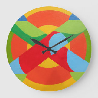 Beautiful and Vibrant Colors! Large Wall Clock