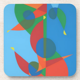 Beautiful and Vibrant Colors! plastic coaster