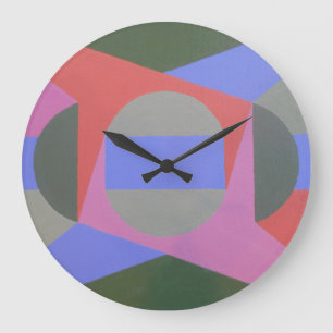 Beautiful and Vibrant Colors! Round Clock