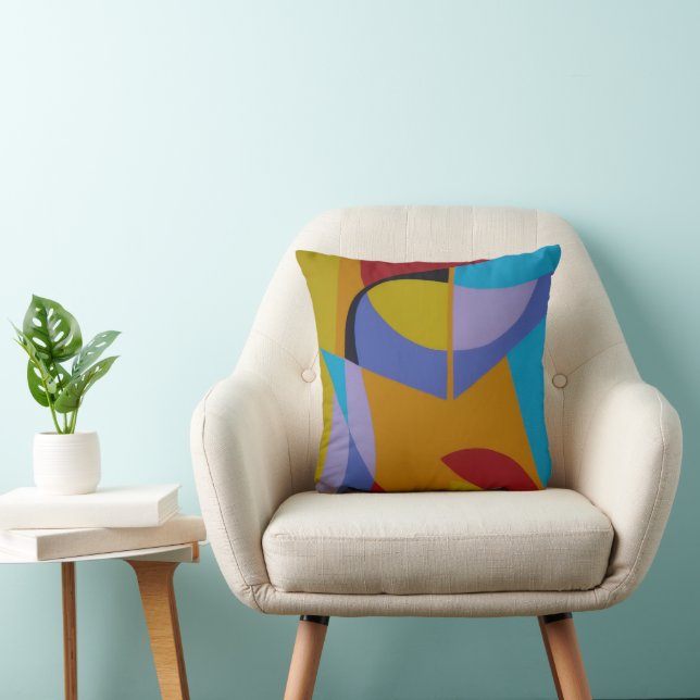 Beautiful and Vibrant Colors! Throw Pillow (Chair)