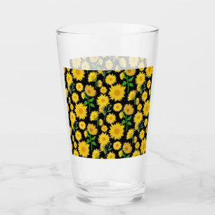 Beautiful and Vibrant Sunflower Glass