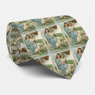 Beautiful Angel And Golden Bell Tie