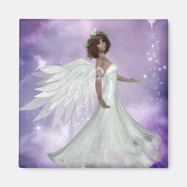 Beautiful Angel Design 3 Magnet (Front)