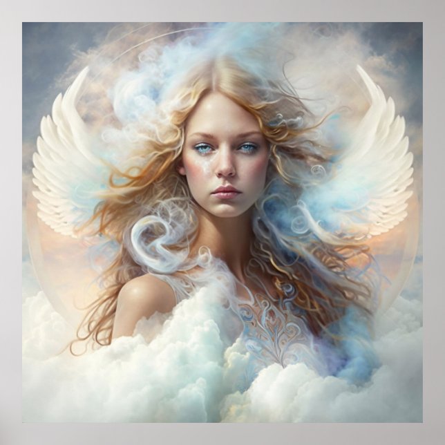 Beautiful Angel in the sky Poster (Front)